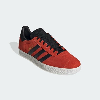 adidas gazelle red black sole